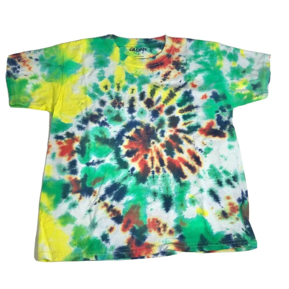 Gildan Tie-Dye Short Sleeve Tee Youth Small (6/8)